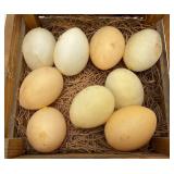 Vintage Miniature Egg Crate And Farmdale Egg Carton