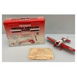 Vintage Collectors Series TEXACO Vintage Die-Cast Airplane Bank (NIB)