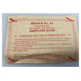 Vintage Collectors Series TEXACO Vintage Die-Cast Airplane Bank (NIB)