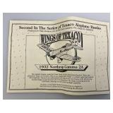 Vintage Die-Cast Collectible Wings Of TEXACO 1932 Northrop GAMMA 2nd In The Series (NIB)