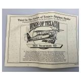 Vintage Die-Cast Collectible Wings Of TEXACO 1931 Starman Biplane 3rd In The Series (NIB)