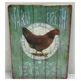 Misc. Vintage Wall Hanging Metal Signs, Cut-Outs And More