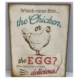 Misc. Vintage Wall Hanging Metal Signs, Cut-Outs And More