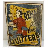 Misc. Vintage Tin Signs Including The Three Stoogies, James Dean And More