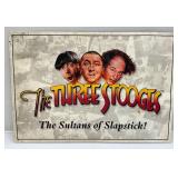 Misc. Vintage Tin Signs Including The Three Stoogies, James Dean And More