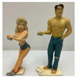 Large Group Of Vintage Collectibles Including Fireman Booze Dispenser And More