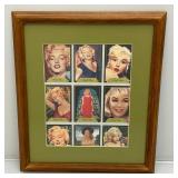 Framed Behind Glass Marilyn Monroe Trading Cards