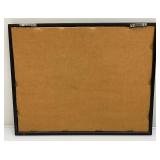 Framed Behind Glass 1943 Florencio Molina Campos "THE RACE" Print