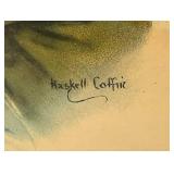 Framed Behind Glass Original William Haskell Coffin 1918 WWI Print "The Girl I Leave Behind Me" Soldier