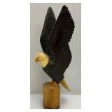 Miscl Vintage Hand Carved Wooden Items And More