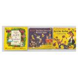 Misc. Vintage Kids 45 Albums Including Walt Disney, Alice In Wonderland And More (Silent Night Missing Two Records)