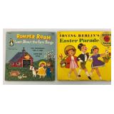 Misc. Vintage Kids 45 Albums Including Walt Disney, Alice In Wonderland And More (Silent Night Missing Two Records)