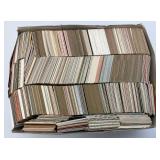 9" x 11" Box Of Misc. Unsorted Baseball Cards