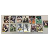 9" x 11" Box Of Misc. Unsorted Football Cards