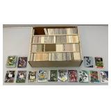 9" x 11" Box Of Misc. Unsorted Sports Cards