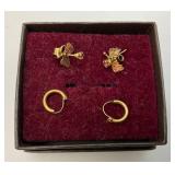 Plastic Jewelry Box With Misc. Costume Jewelry, Marilyn Monroe  And More