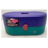 Plastic Jewelry Box With Misc. Costume Jewelry, Marilyn Monroe  And More