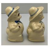 Vintage Shawnee Salt & Pepper Shakers And Creamer