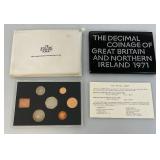 1971 The Decimal Coinage Of Great Britain And Northern Ireland (Uncirculated) Set