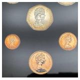 1971 The Decimal Coinage Of Great Britain And Northern Ireland (Uncirculated) Set