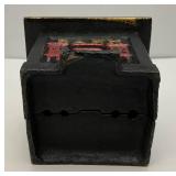 Vintage Miniature Cast Iron Bank 3 1/2" Tall