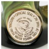 Vintage JIM BEAM Collectible Perch Decanter 9"