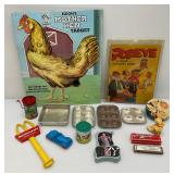 Misc. Vintage Tin Toys And More