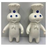 Two Collectible Vintage Pillsbury Dough Boys