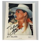 Misc. Collectible Paper Items Including Autographed JETT Williams Items And More (Easyrider Record Cover Only No Album)