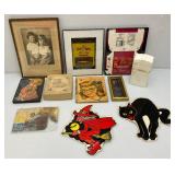 Misc. Collectible Items Including Vintage Halloween Window Stickers And more