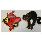 Misc. Collectible Items Including Vintage Halloween Window Stickers And more