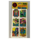 Misc. 1988 DC Super Heroes Puffy Stickers/Star Wars, Pokemon Cards And More (Factory Sealed)