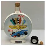 1972 Jim Beam Indianapolis 500 Commemorative Collectors Decanter In Original Box