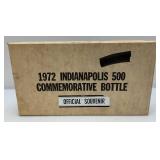 1972 Jim Beam Indianapolis 500 Commemorative Collectors Decanter In Original Box