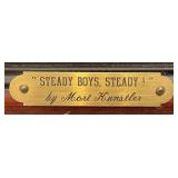 Mort Kunstler Picketts Charge "Steady Boys, Steady!" Print Framed Behind Glass 16.1/4" x 18 3/4"