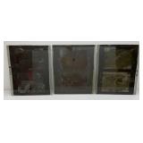 Antique Glass Printing Plates With Ralph Crosby Smith Wildlife Scenes (Very Cool) 14" x 17"