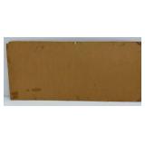 Antique Large 16" x 35" Stina Broome Swedish Christmas Illustration On Card Stock (Very Cool)