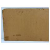 Antique Large 16" x 35" Stina Broome Swedish Christmas Illustration On Card Stock (Very Cool)