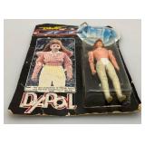 1987 Dapol Brand (DOCTOR WHO)  Mel Figure (New Old Stock) Package Shows Wear