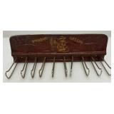 Vintage Hopalong Cassidy Mens Tie Rack 3 1/2" x 11 1/2"