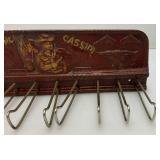 Vintage Hopalong Cassidy Mens Tie Rack 3 1/2" x 11 1/2"
