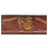 Vintage Hopalong Cassidy Mens Tie Rack 3 1/2" x 11 1/2"