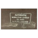 Vintage Hopalong Cassidy Mens Tie Rack 3 1/2" x 11 1/2"