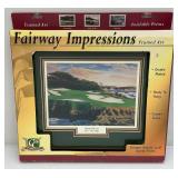 New In Box Fairway Impressions Brent Hayes "Beside The Sea" Print In Original Box 15" x 17"