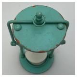 Vintage Industrial Looking Hanging Metal Hour Glkass (VERY COOL) 5 5/8"