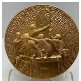 Est. $100.00 - $199.00 2014 US Mint Monuments Men  Commemorative 3" Bronze Medal With Box And Stand (New Only Taken Out For Photos)