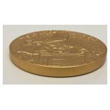 Est. $100.00 - $199.00 2014 US Mint Monuments Men  Commemorative 3" Bronze Medal With Box And Stand (New Only Taken Out For Photos)