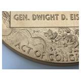 Est. $100.00 - $199.00 2014 US Mint Monuments Men  Commemorative 3" Bronze Medal With Box And Stand (New Only Taken Out For Photos)