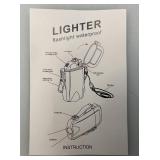 NRA Survival Kit Electric Torch Flashlight Multi Function Charging Cable And Knife In Water Proof Case (New)