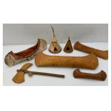 Vintage Birch Bark Collectibles